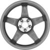 AMG 5 Spoke [172-18] Himalaya Grey with High Sheen Wheel Img 3