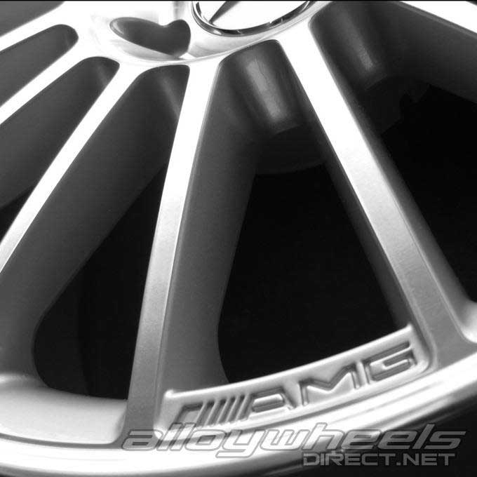 AMG V [171-18 16 Spoke] Standard Silver with High Sheen Alloy Wheel Product Image #2