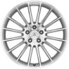 AMG V [221-19 16 Spoke] Standard Silver with High Sheen Wheel Img 1