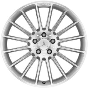19" AMG V [221-19 16 Spoke] Standard Silver with High Sheen alloy wheel