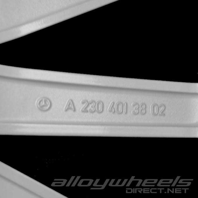 AMG V [230-18 14 Spoke] Standard Silver with High Sheen Alloy Wheel Product Image #4