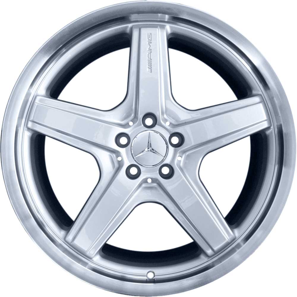 AMG III [164-21] Standard Silver with High Sheen Rim Edge Alloy Wheel Product Image #1