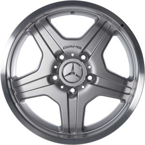 18" AMG I [463-18] Standard Silver with High Sheen Rim Edge alloy wheel
