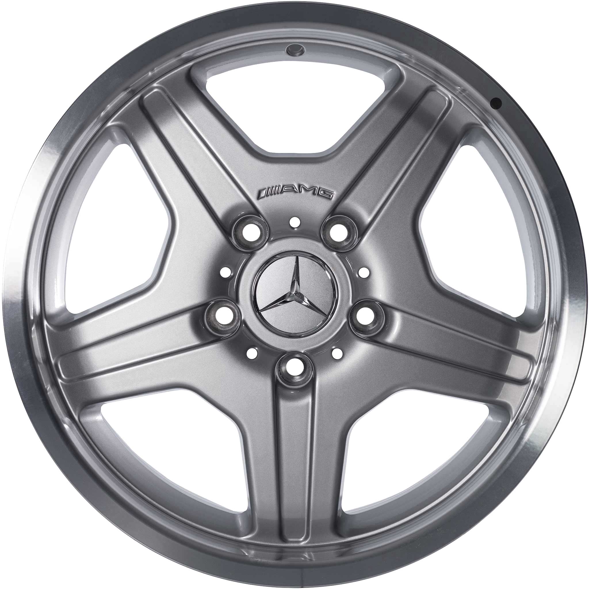 AMG I [463-18] Standard Silver with High Sheen Rim Edge Alloy Wheel Product Image #1