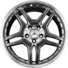 AMG IV 2pc [220-19] Himalaya Grey with High Sheen Rim Edge Wheel Img 1