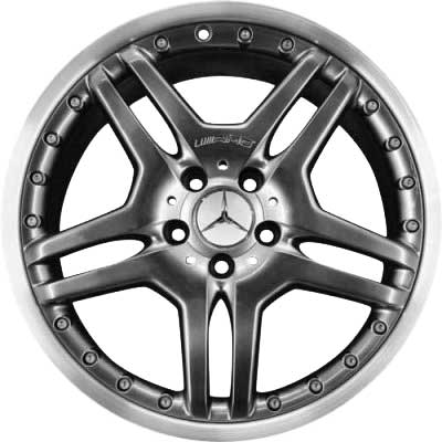 AMG IV 2pc [220-19] Himalaya Grey with High Sheen Rim Edge Alloy Wheel Product Image #1