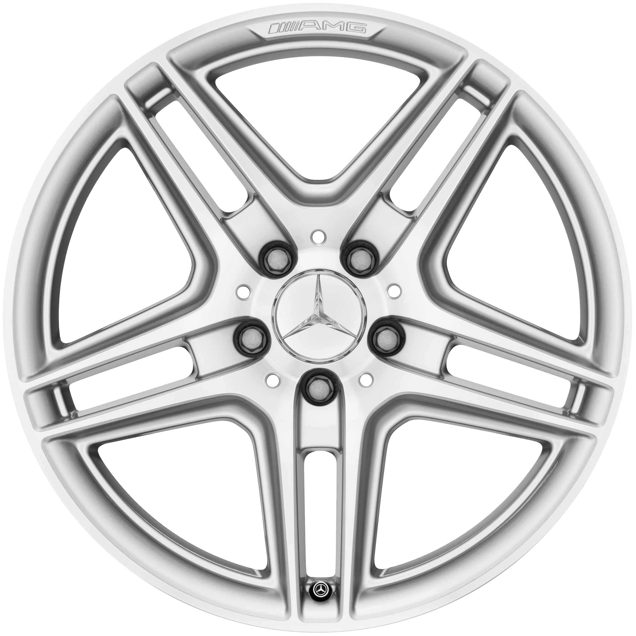 AMG IV [204-18] Standard Silver with High Sheen Alloy Wheel Product Image #1