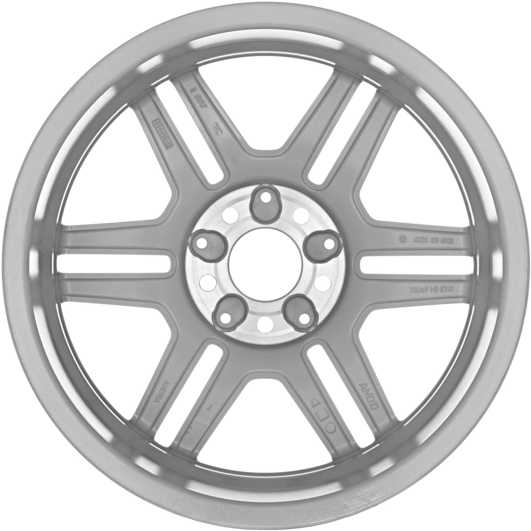 AMG IV [204-17] Standard Silver with High Sheen Alloy Wheel Product Image #2
