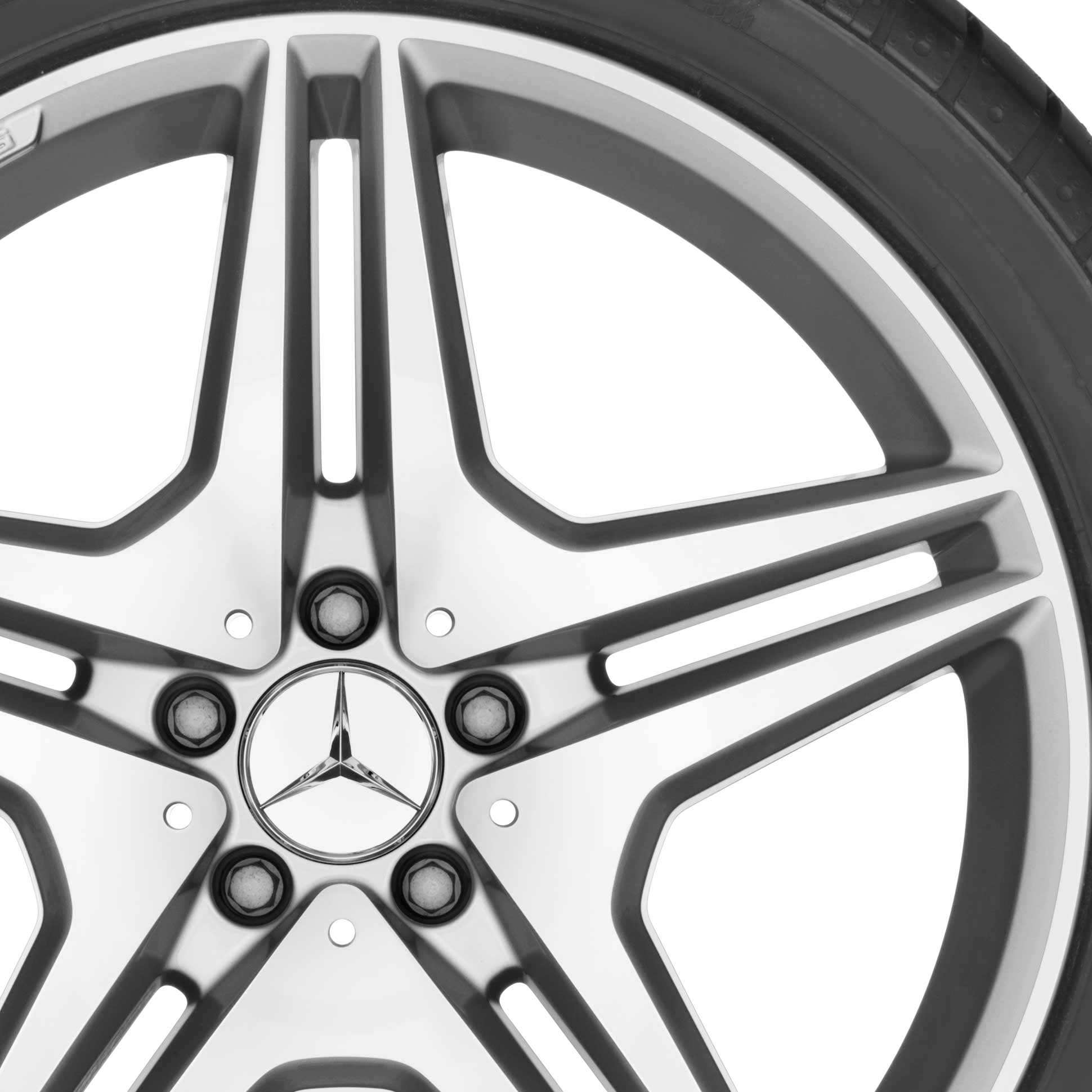 AMG IV [221-20] Standard Silver with High Sheen Alloy Wheel Product Image #2
