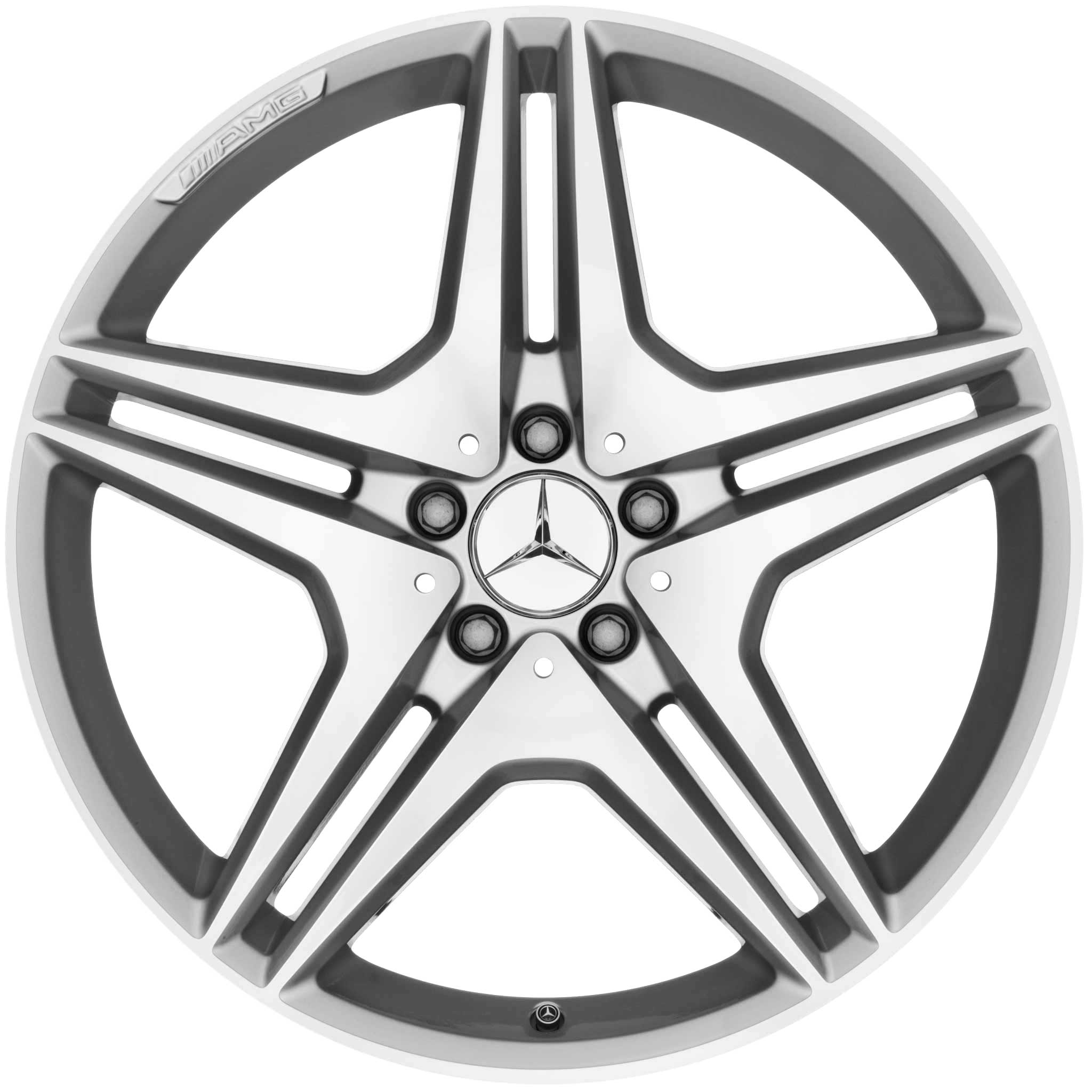 AMG IV [221-20] Standard Silver with High Sheen Alloy Wheel Product Image #1