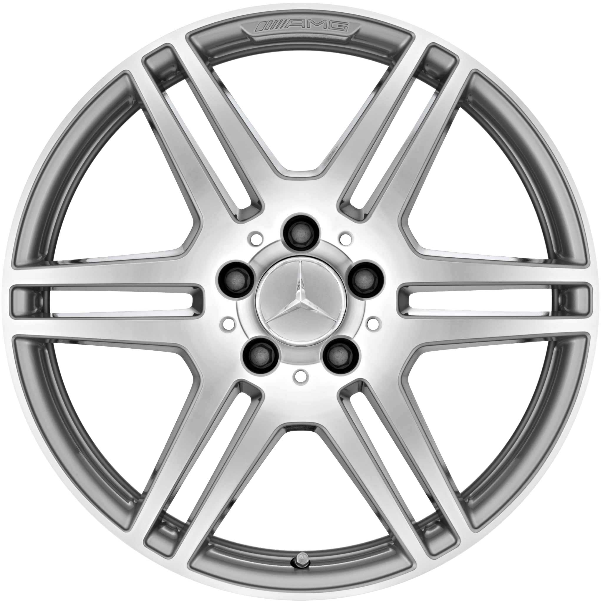 AMG IV [207-18] Standard Silver with High Sheen Alloy Wheel Product Image #1