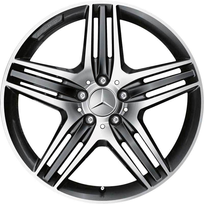 AMG VII [221-19] Himalaya Grey with High Sheen Alloy Wheel Product Image #1