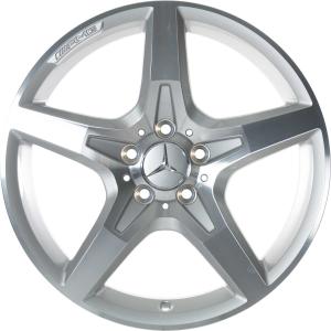 18" AMG 5 Spoke [172-18] Himalaya Grey with High Sheen alloy wheel