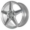 AMG 5 Spoke [218-19] Standard Silver with High Sheen Wheel Img 2