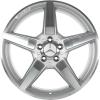 AMG 5 Spoke [218-19] Standard Silver with High Sheen Wheel Img 1