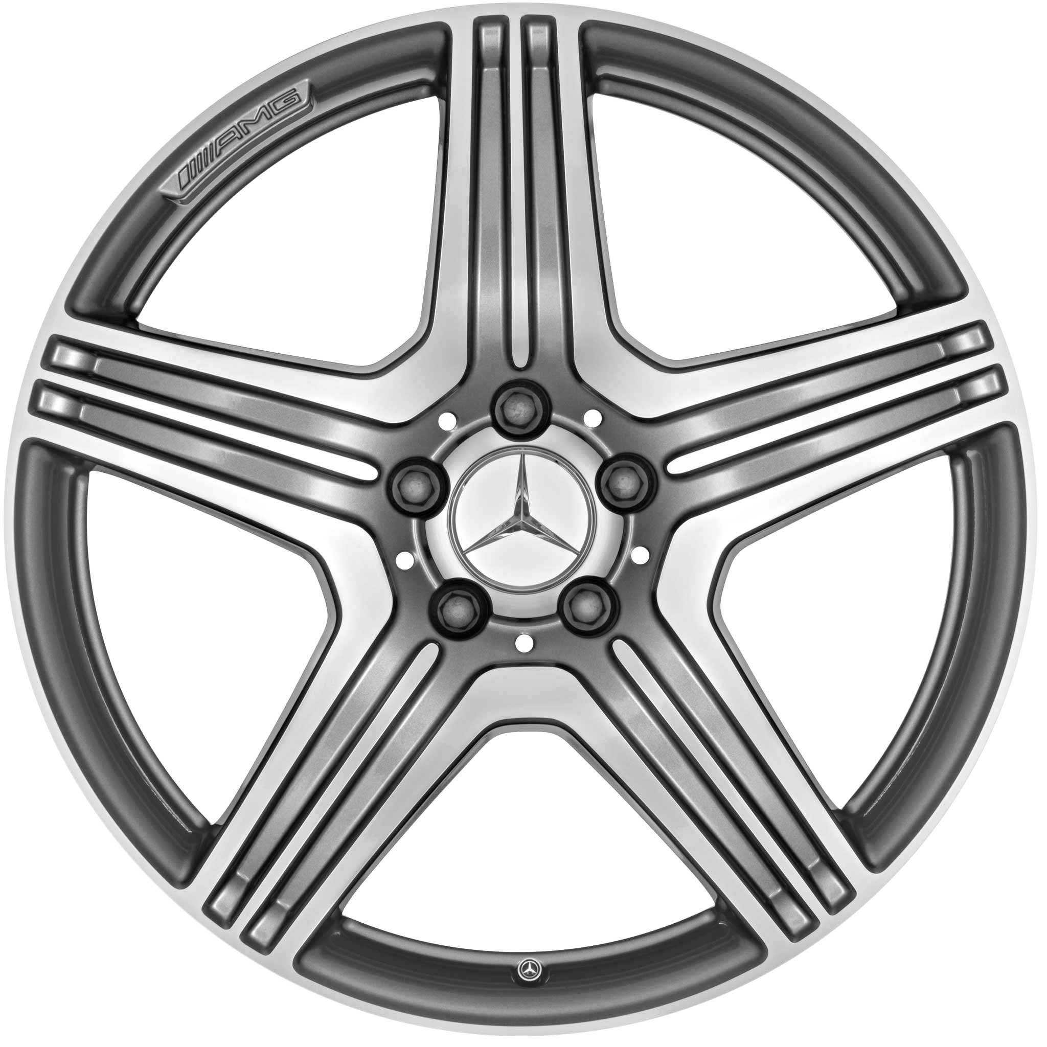 AMG VII [218-19] Himalaya Grey with High Sheen Alloy Wheel Product Image #1