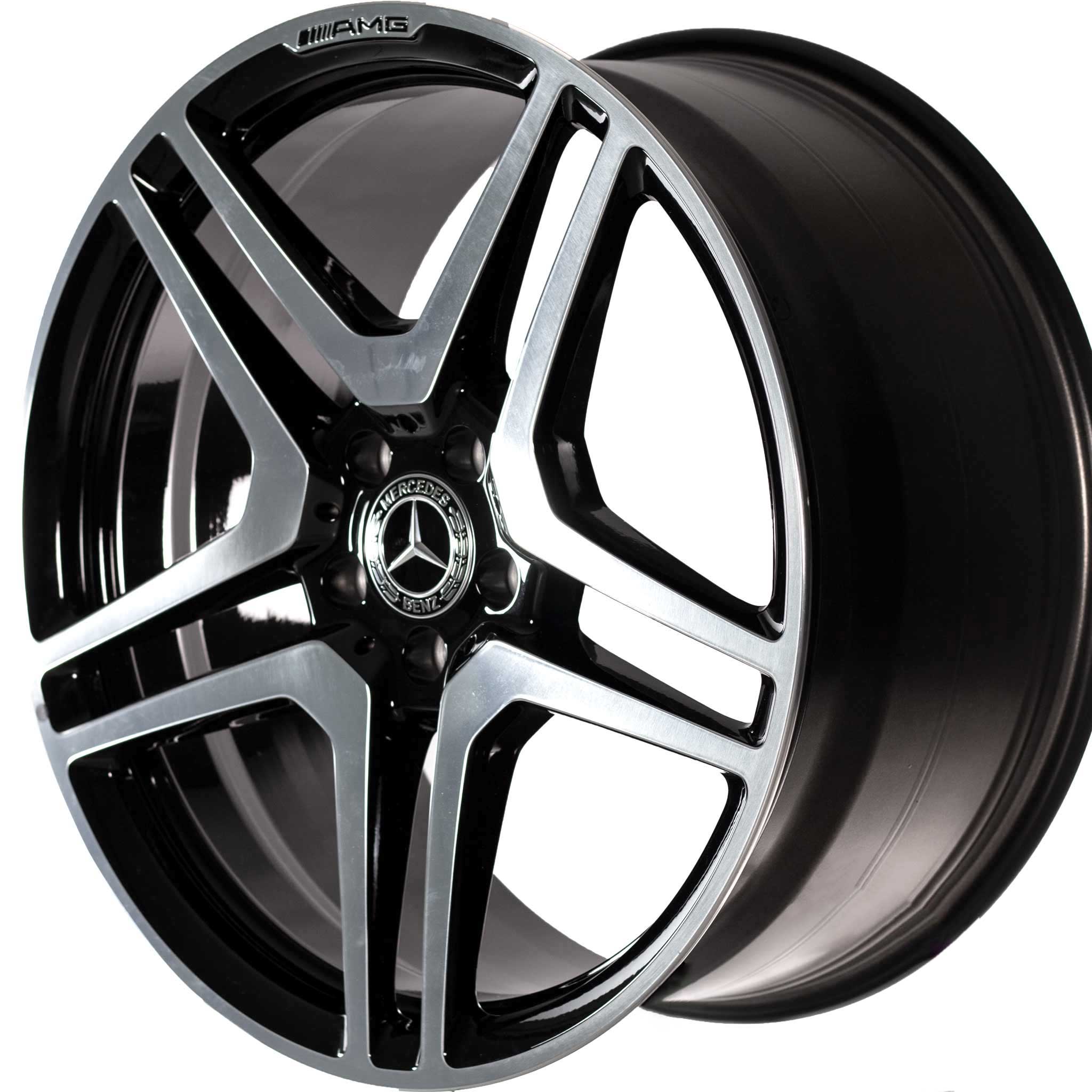 AMG IV [221-20] Gloss Black with High Sheen Alloy Wheel Product Image #2