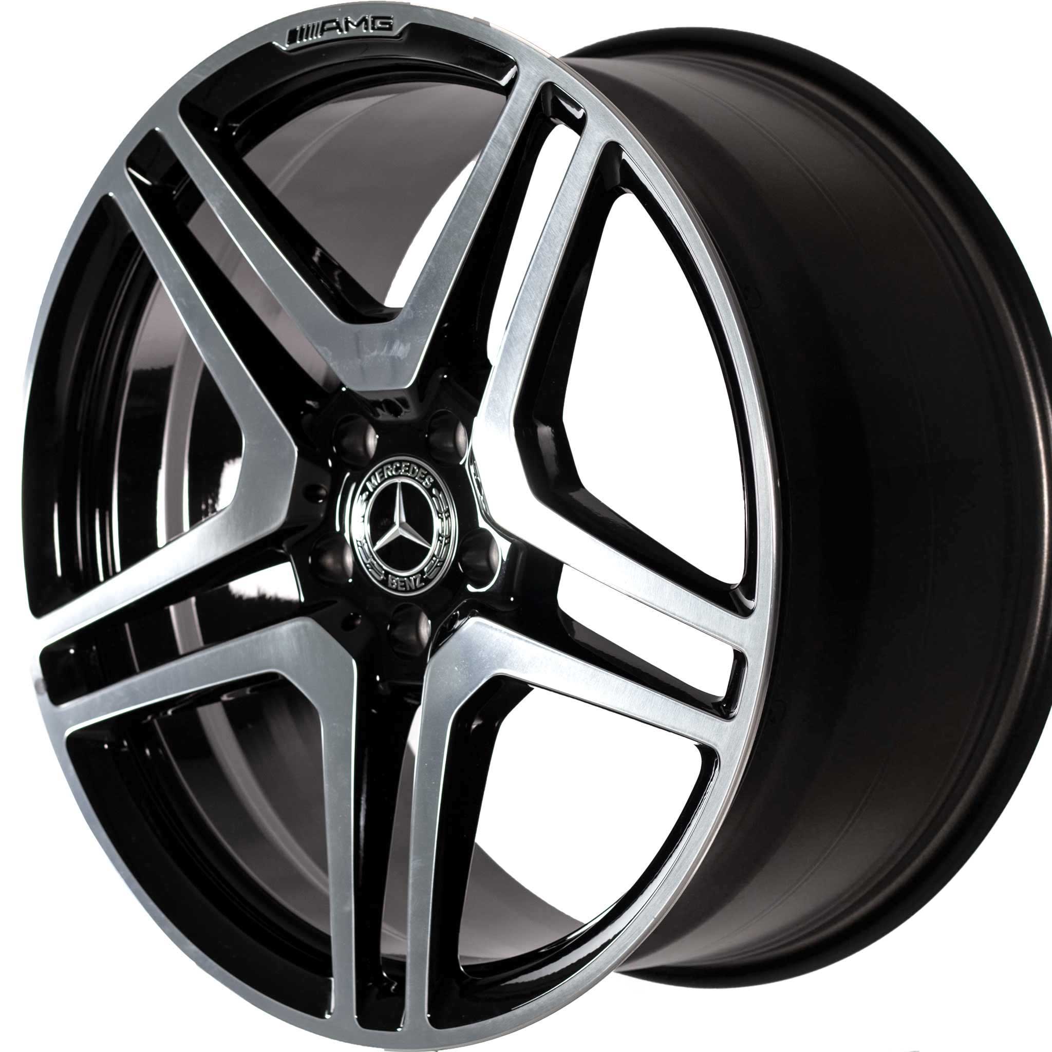 AMG IV [216-20] Gloss Black with High Sheen Alloy Wheel Product Image #2