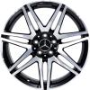 AMG 7 Twin Spoke [212-19] Gloss Black with High Sheen Wheel Img 1