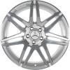 AMG 7 Twin Spoke [212-19] Standard Silver with High Sheen Wheel Img 1