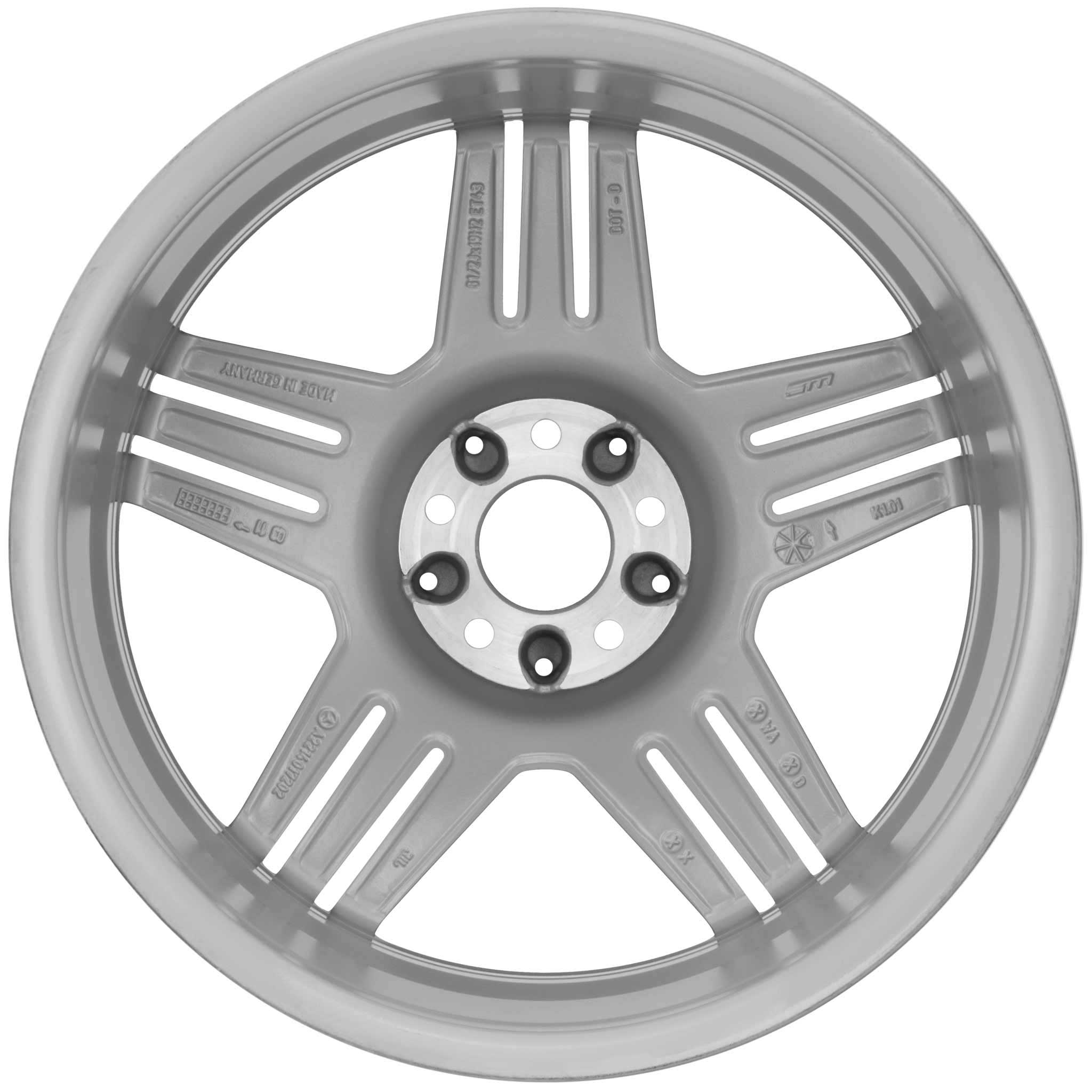 AMG VII [221-19] Standard Silver with High Sheen Alloy Wheel Product Image #3