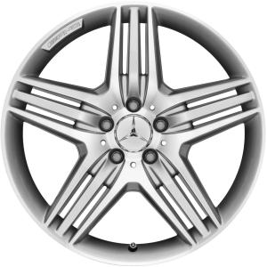19" AMG VII [221-19] Standard Silver with High Sheen alloy wheel