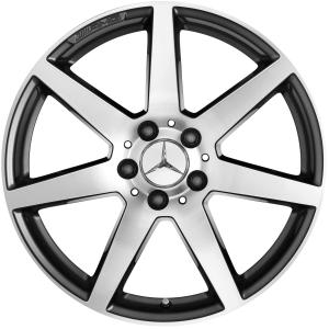 18" AMG 7 Spoke [204-18] Himalaya Grey with High Sheen alloy wheel