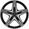 AMG 5 Spoke [218-19] Gloss Black with High Sheen Wheel Img 1