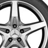 AMG 5 Spoke [172-18] Himalaya Grey with High Sheen Wheel Img 2