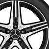 AMG 5 Spoke [172-18] Gloss Black with High Sheen Wheel Img 2