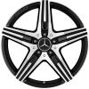 AMG 5 Spoke [172-18] Gloss Black with High Sheen Wheel Img 1