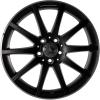 AMG 10 Spoke [172-18] Matt Black with High Sheen Rim Edge Wheel Img 1