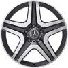 AMG 5 Spoke [463-20] Himalaya Grey with High Sheen Wheel Img 1