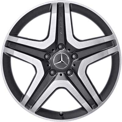 AMG 5 Spoke [463-20] Himalaya Grey with High Sheen Alloy Wheel Product Image #1