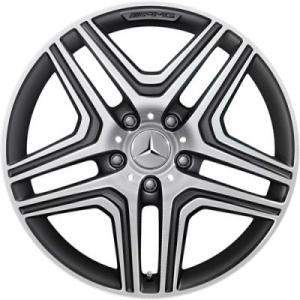 AMG 5 Double Spoke [463-20] Himalaya Grey with High Sheen Alloy Wheel - Sizes 20in