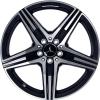 AMG 5 Twin Spoke [204-18] Himalaya Grey with High Sheen Wheel Img 1
