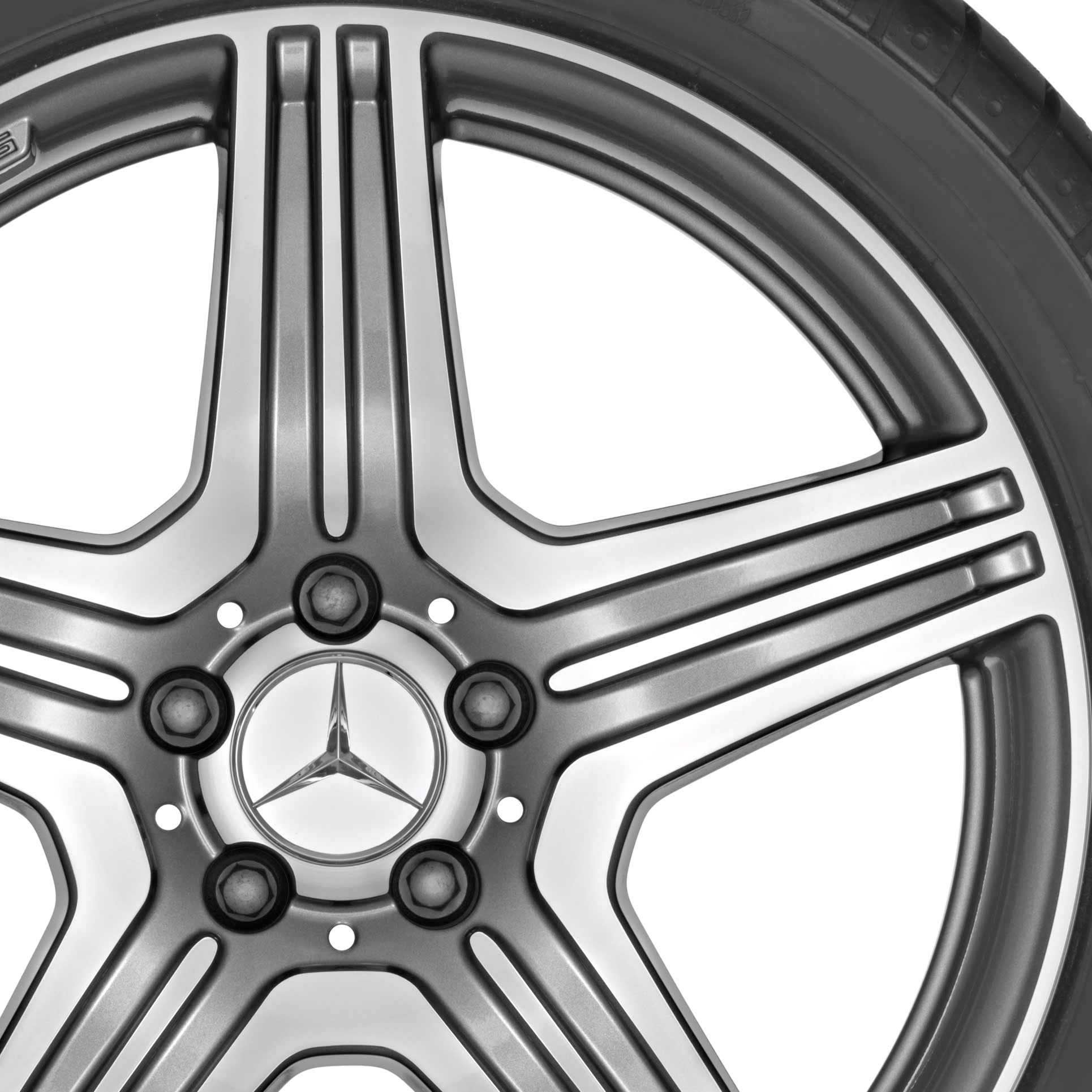 AMG VII [218-19] Himalaya Grey with High Sheen Alloy Wheel Product Image #2