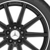 AMG 10 Spoke [218-19] Matt Black with High Sheen Rim Edge Wheel Img 2