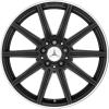 AMG 10 Spoke [218-19] Matt Black with High Sheen Rim Edge Wheel Img 1