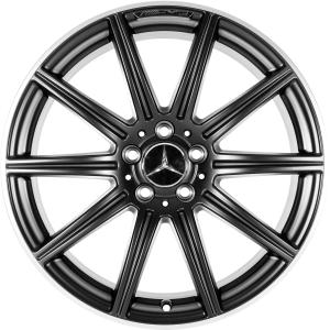 19" AMG 10 Spoke [212-19] Matt Black with High Sheen Rim Edge alloy wheel