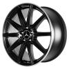 AMG 10 Spoke [212-19] Matt Black with High Sheen Rim Edge Wheel Img 2