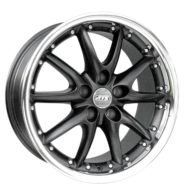 ATS Apollo 11 SSL Racing Black with Rim Lip Stainless Steel Alloy Wheel Product Image #1