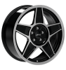 ATS Classic Diamond Black Front Polished Wheel Img 1