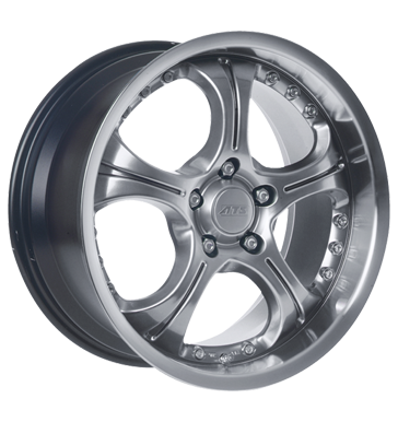 ATS Comet Racing Hyper Highgloss Black Edge Polished Alloy Wheel Product Image #1