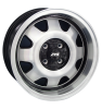 ATS Cup-Rad Diamond Black Front/Rim Lip Polished Wheel Img 1