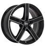 ATS Emotion Diamond Black Front Polished Wheel Img 1