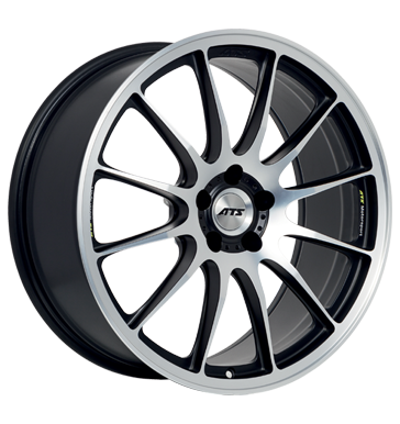 ATS Grid Pro Racing Black Front Polished Alloy Wheel Product Image #2