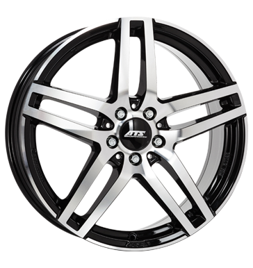 ATS Mizar Diamond Black Front Polished Alloy Wheel Product Image #1