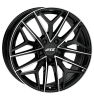 ATS Passion Diamond Black Front Polished Wheel Img 1