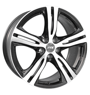 ATS Pegasus Flash Diamond Black Front Polished Alloy Wheel Product Image #1